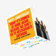 Funny Joke Happy Anniversary Confetti-exploding Greetings Card