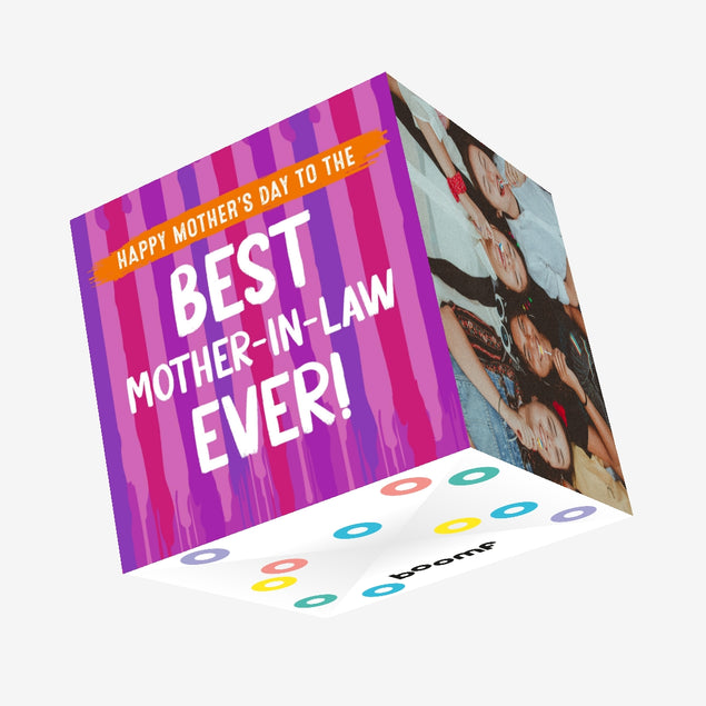 Happy Mother's Day To The Best Mother-In-Law Ever Confetti-exploding Greetings Card