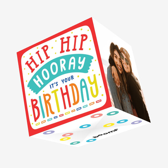 Hooray It's Your Birthday Confetti-exploding Greetings Card