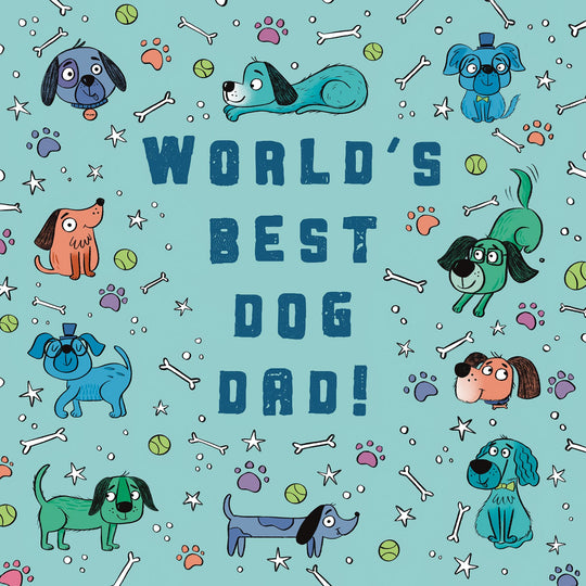 World's Best Dog Dad Card