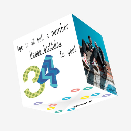 Happy 38th Birthday To You! Confetti-exploding Greetings Card