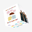 Be My Valentine Cute Elephants Valentine's Day Confetti-exploding Greetings Card