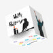 Happy Halloween Black Crow Confetti-exploding Greetings Card