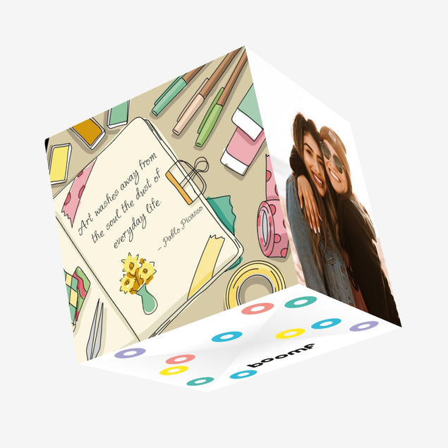 Art Washes Away Confetti-exploding Greetings Card