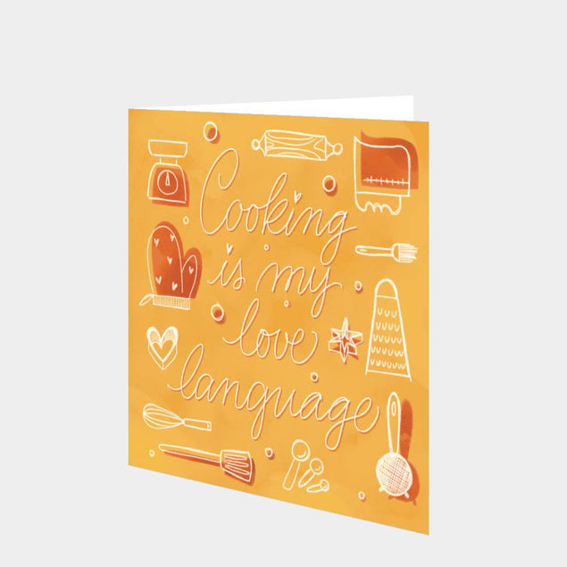 Cooking Is My Love Language Card