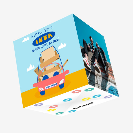 IKEA Trip New Home Confetti-exploding Greetings Card