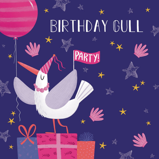 Birthday Gull Seagull Birthday Card