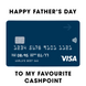 My Favourite Cashpoint Father's Day Card