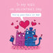 You're Purr-fect Wife Valentine's Day Card