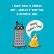 Cheese Grater Happy Father's Day Card