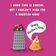 Greatest Mum Cute Cheesy Mother's Day Card - 1