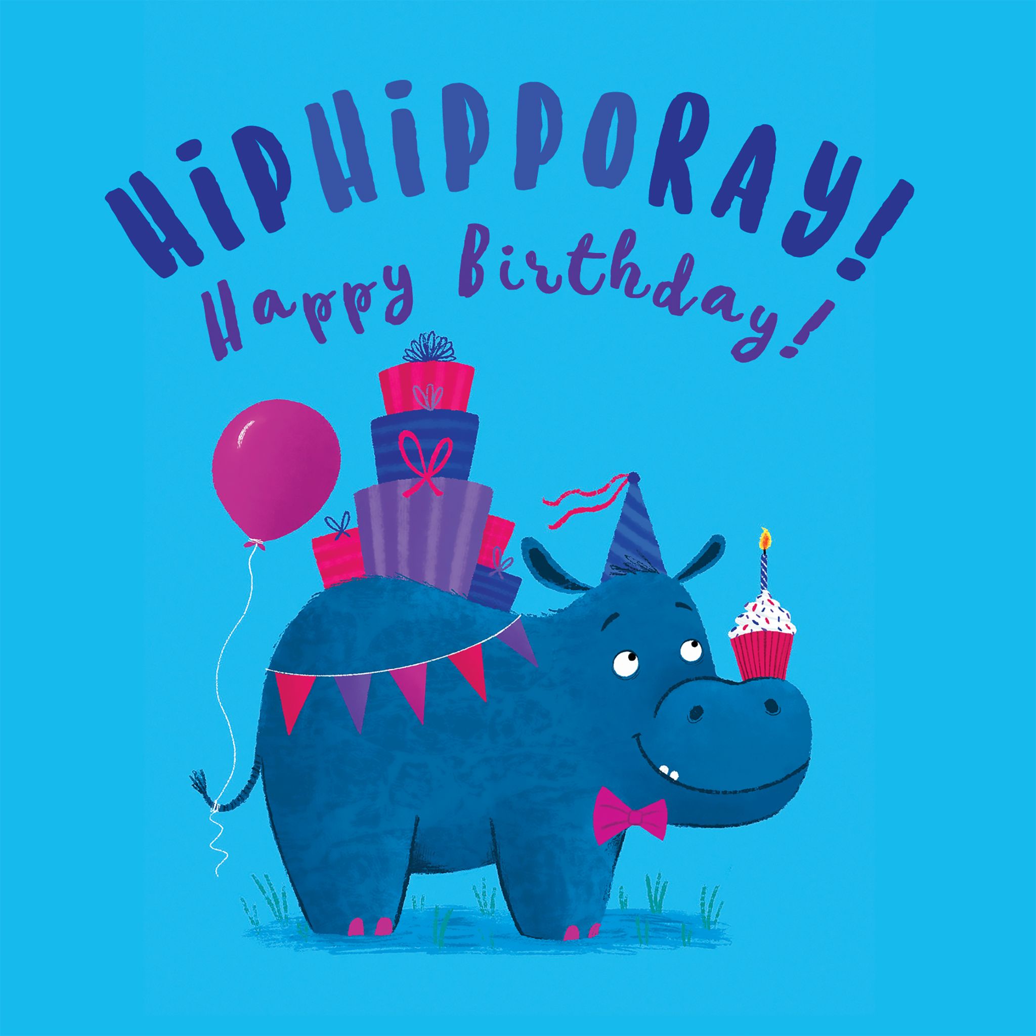 Hiphipporay Happy Birthday Card Boomf