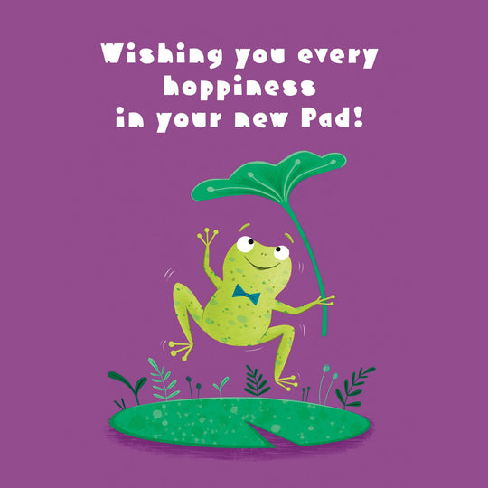 Every Hoppiness Frog New Home Card