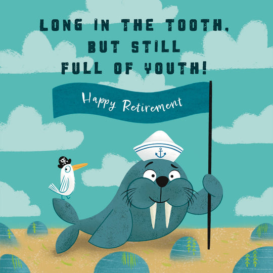 Walrus Retirement Card