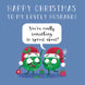 Husband Cute Sprouts Christmas Card
