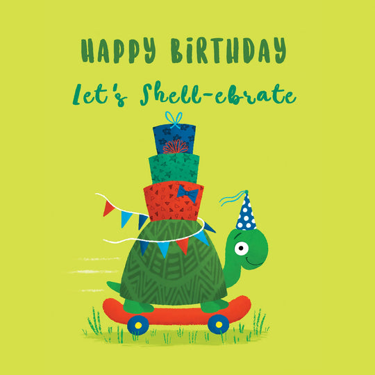 Party Tortoise Shell-ebrate Birthday Card