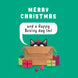 Funny Cat Boxing Day Christmas Card