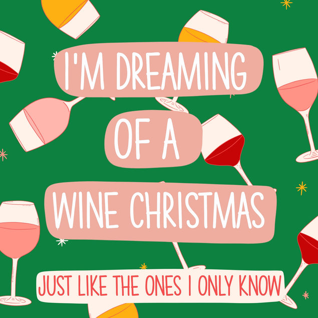 Wine Christmas Card