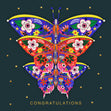BUTTERFLY CONGRATULATIONS CARD - 1