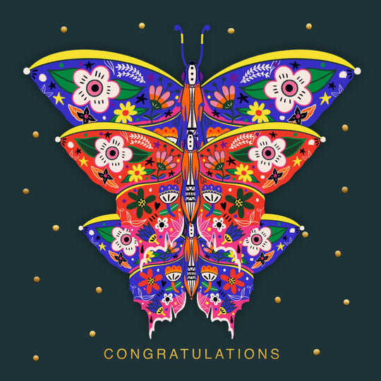 Butterfly Congratulations Card