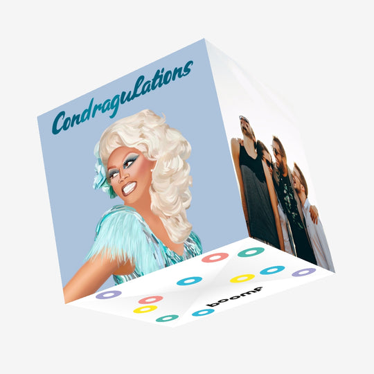 ConDRAGulations Confetti-exploding Greetings Card