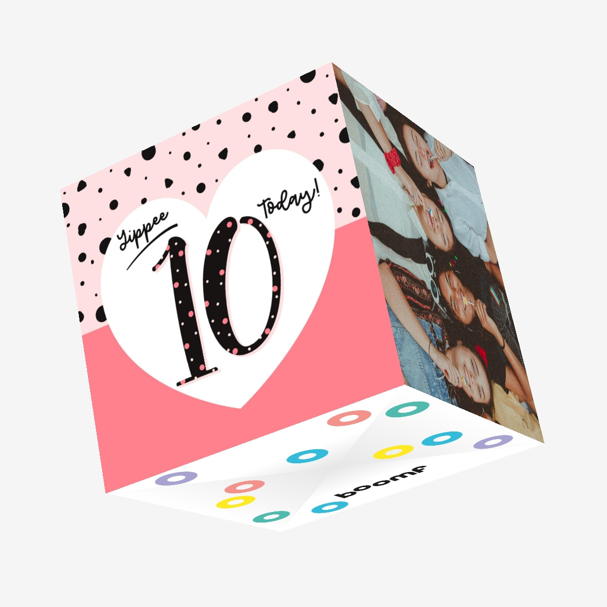 Yippee 10 Today! Birthday Confetti-exploding Greetings Card – Boomf