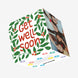 Get Well Green Leaves Confetti-exploding Greetings Card