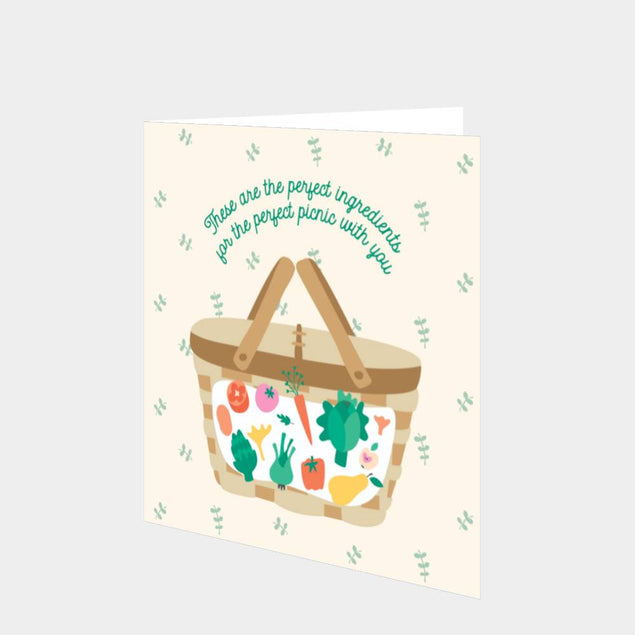Ingredients For Picnic With You Card
