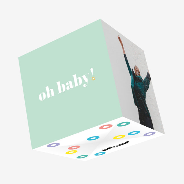 Oh Baby! Confetti-exploding Greetings Card