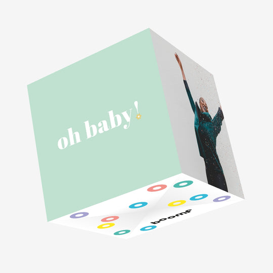 Oh Baby! Confetti-exploding Greetings Card