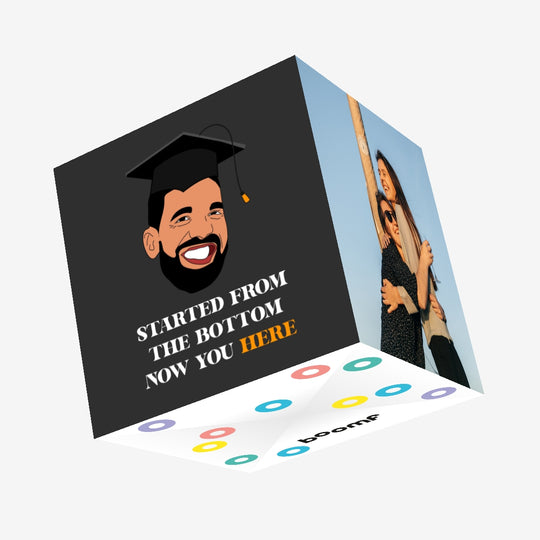 Drake Now You Here Graduation Confetti-exploding Greetings Card