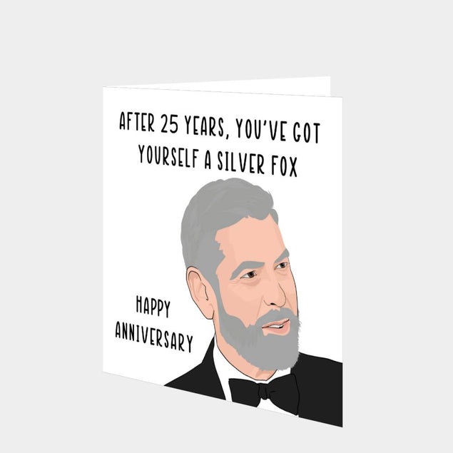 After 25 Years, You've Got Yourself A Silver Fox Card