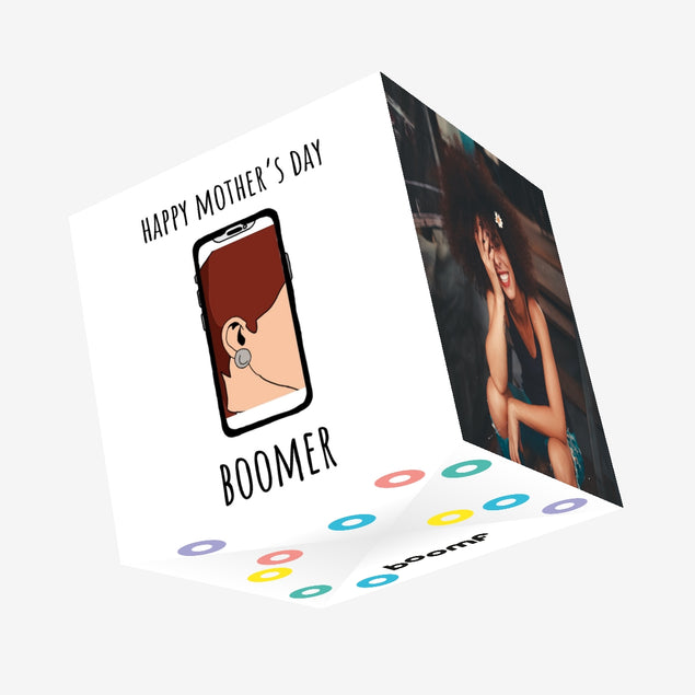 Happy Mother's Day Boomer Confetti-exploding Greetings Card