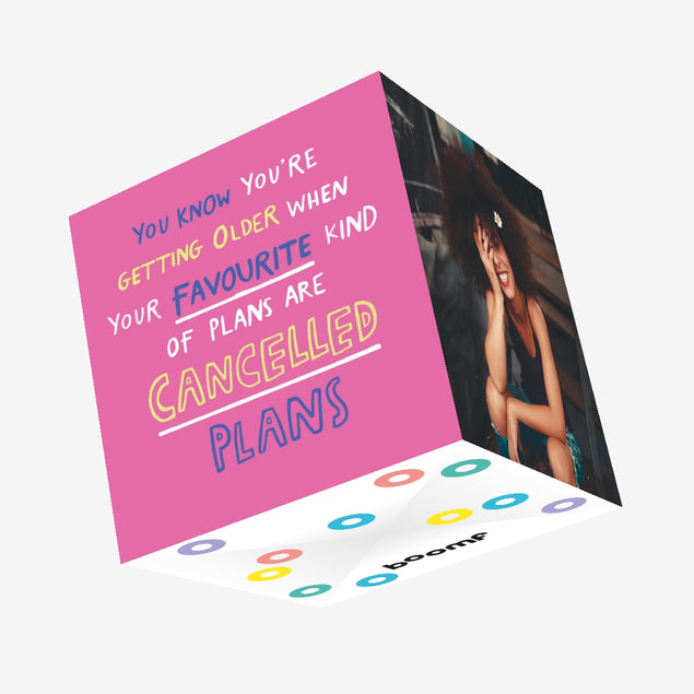 Cancelled Plans Confetti-exploding Greetings Card