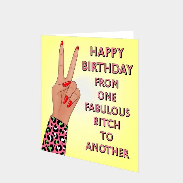 Fab Bitch Card