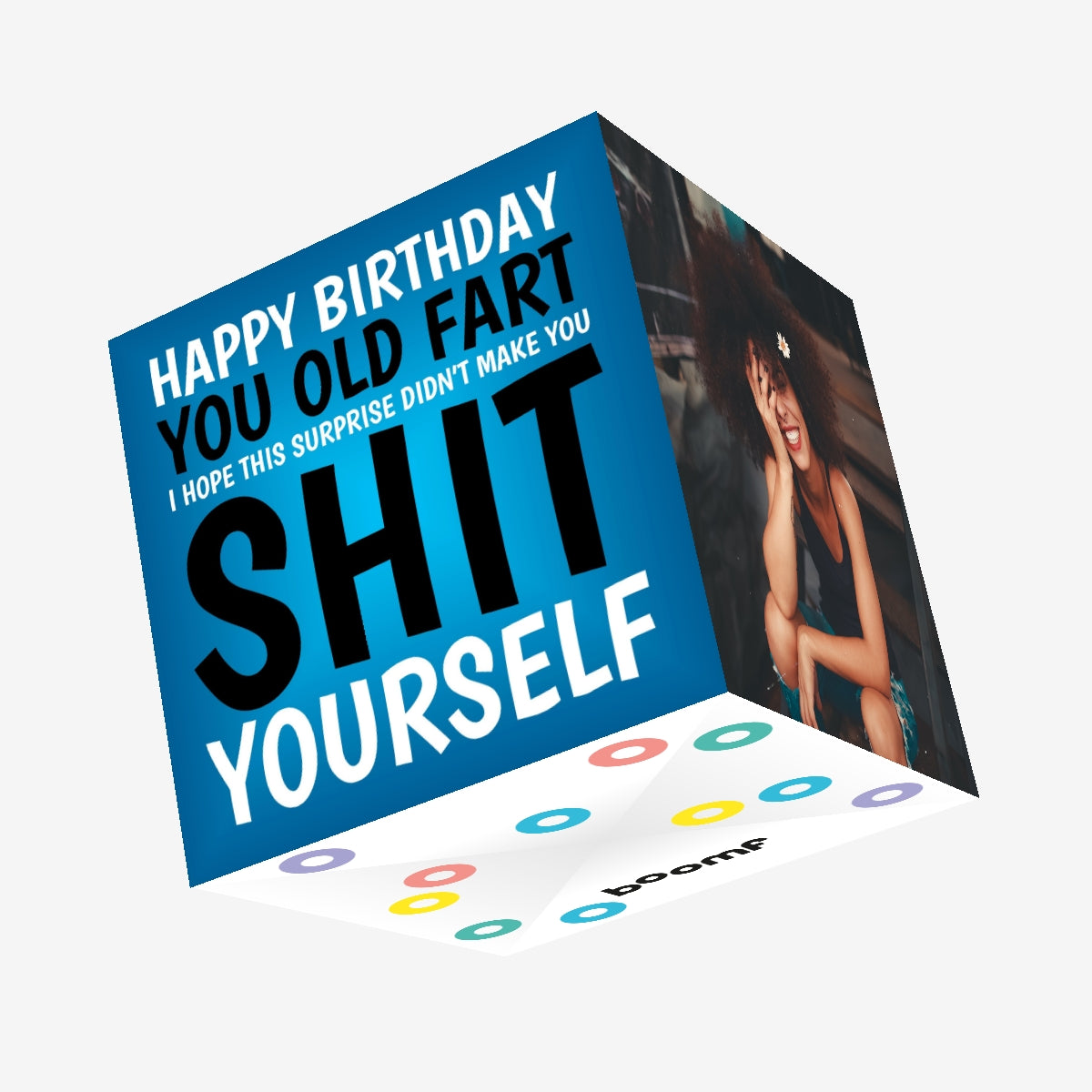 Rude 3D Cube Cards | Boomf