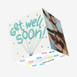 Get Well Soon Confetti-exploding Greetings Card