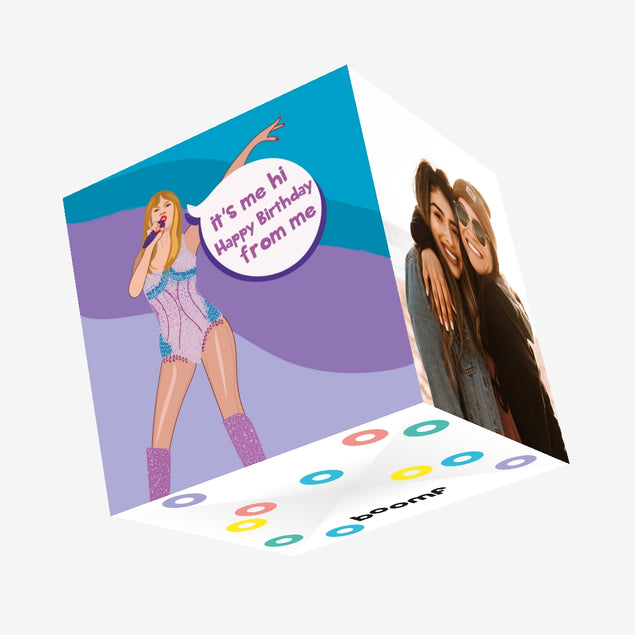 It's Me Hi Taylor Swift Birthday Confetti-exploding Greetings Card