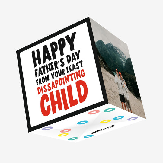 Dissapointing Child Confetti-exploding Greetings Card