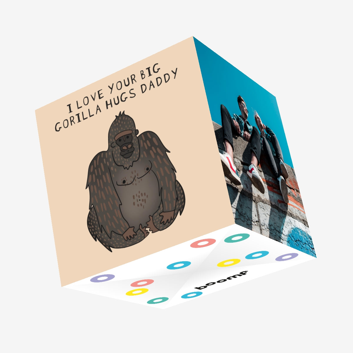 Big Daddy Gorilla Confetti-exploding Greetings Card – Boomf