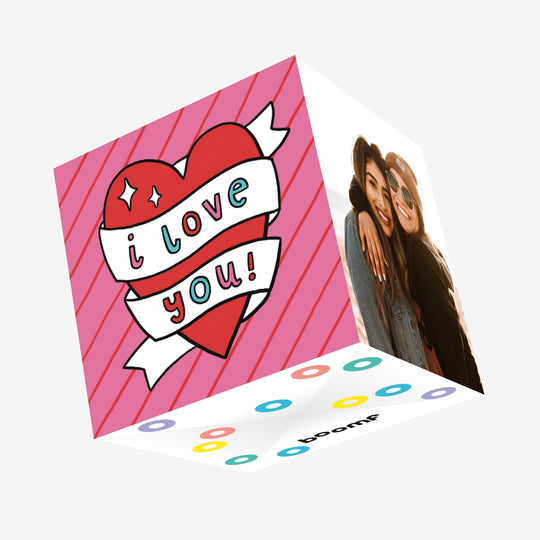 I Love You Confetti-exploding Greetings Card