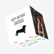 Happy Birthday Sausage Confetti-exploding Greetings Card