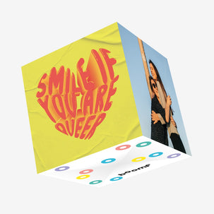 Smile If You Are Queer Confetti-exploding Greetings Card