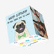 Happy Pug Happy Birthday My Pug-tastic Son-In-Law Confetti-exploding Greetings Card