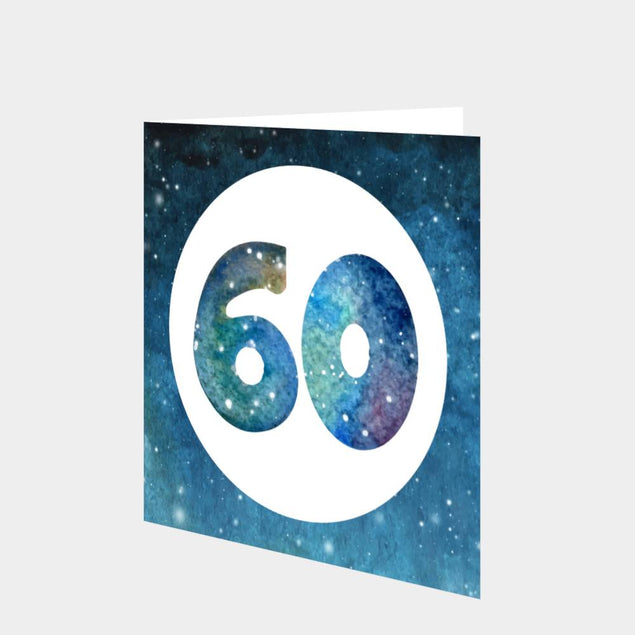 60th Birthday Card
