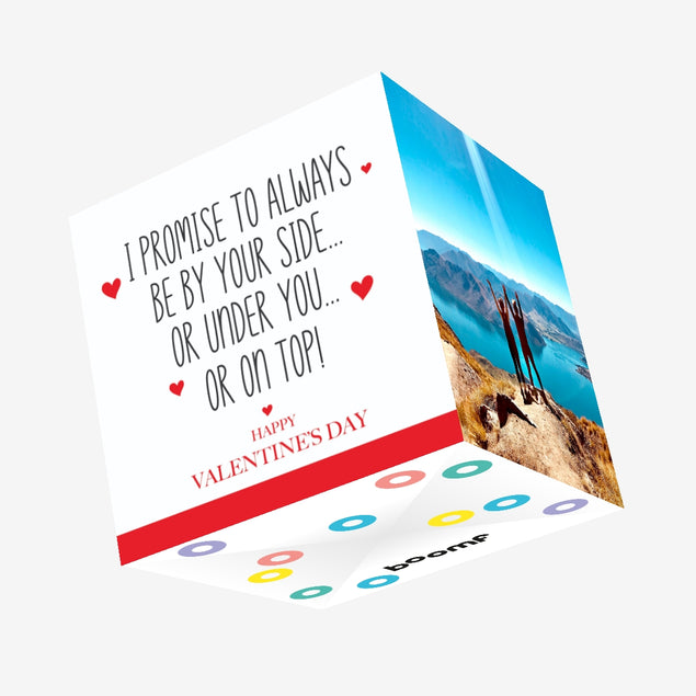 I Promise To Always Be By Your Side Valentine's Day Confetti-exploding Greetings Card