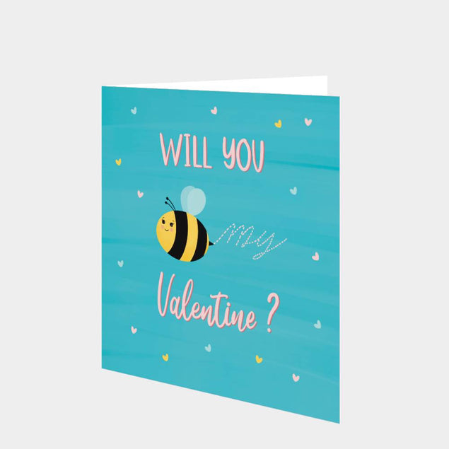 Will You Bee My Valentine Card