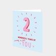 Two Wonderful Years Of You Card
