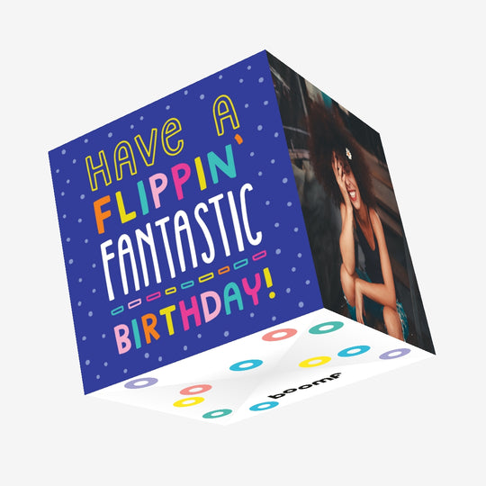 Flippin' Fantastic Birthday Confetti-exploding Greetings Card