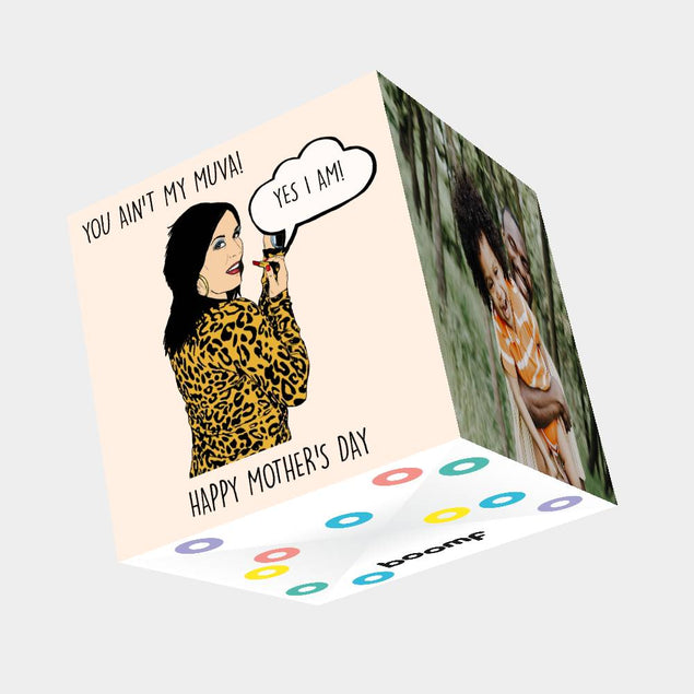 Yes I Am! Bomb 3D Cube Card